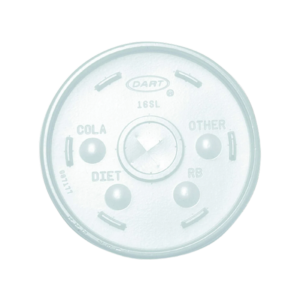 Lid Cup Plastic 16 Ounce Round
