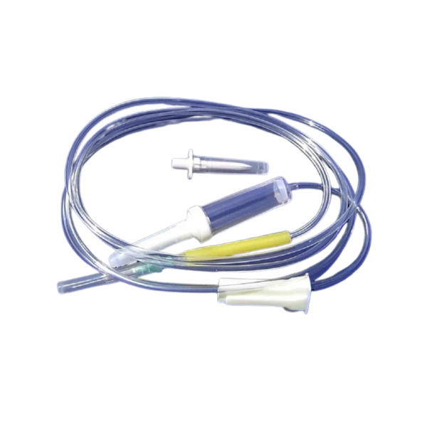Set Intravenous Administration Infusion Needle-Free Valve