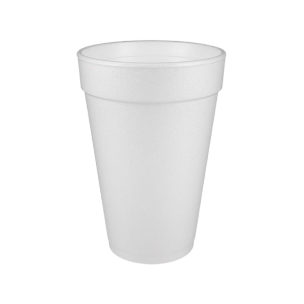 Cup Disposable Foam Capacity 16 Ounce White
