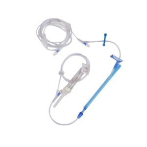 Set Intravenous Administration Infusion Needle-Free Valve