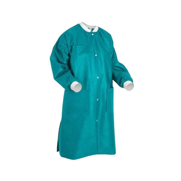 Coat Lab Extra Safe Knee Length Teal